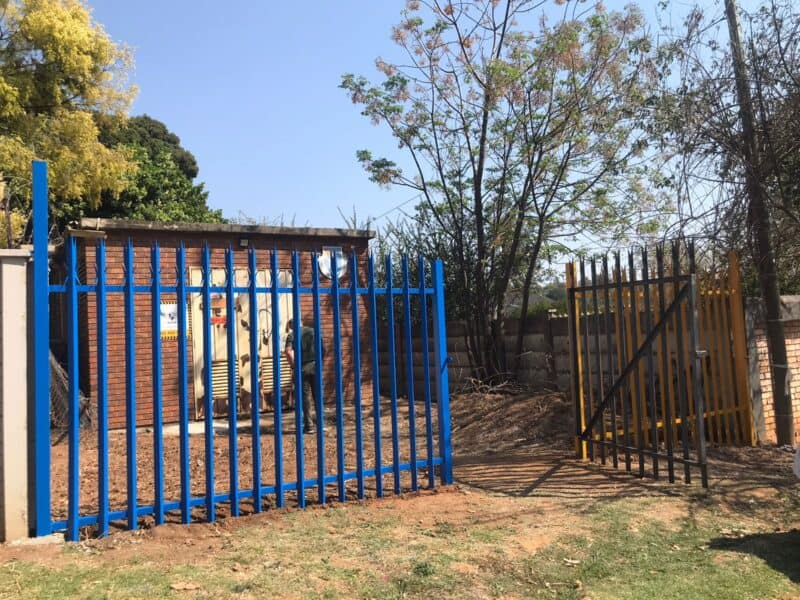 Residents partners with local businesses and security companies to secure Substation on Moepel. Photo: Mthulisi Lwazi Khuboni