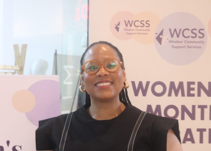 WCSS Community Liaison Manager Mathabo Bekimbia-Tchoffo at the event at Cresta Shopping Centre. Photo: Mthulisi Lwazi Khuboni