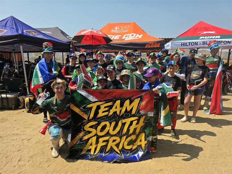 South African motocross rider Brayden Tucker finished second in his class at the MXOAN in Namibia, helping South Africa claim first place overall.
