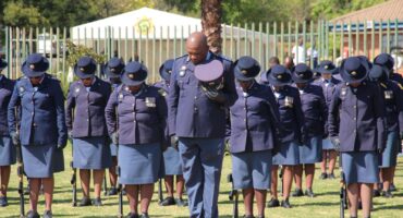 Gauteng police pay tribute to members killed in the line of duty during the 2025/26 financial year at Linden Police Station. Photo: Mthulisi Lwazi Khuboni