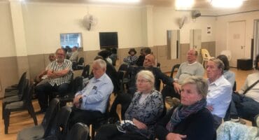 Disappointed residents at the community meeting in Blairgowrie Recreation Centre. Photo: Mthulisi Lwazi Khuboni
