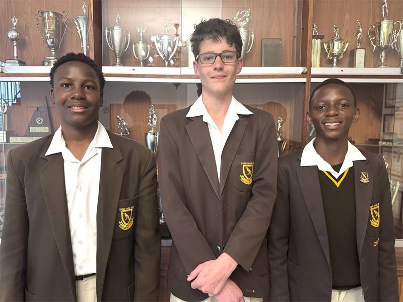Rand Park High is celebrating after seven pupils were named to the Johannesburg north area cricket teams, a reflection of the school's growing cricket programme.
