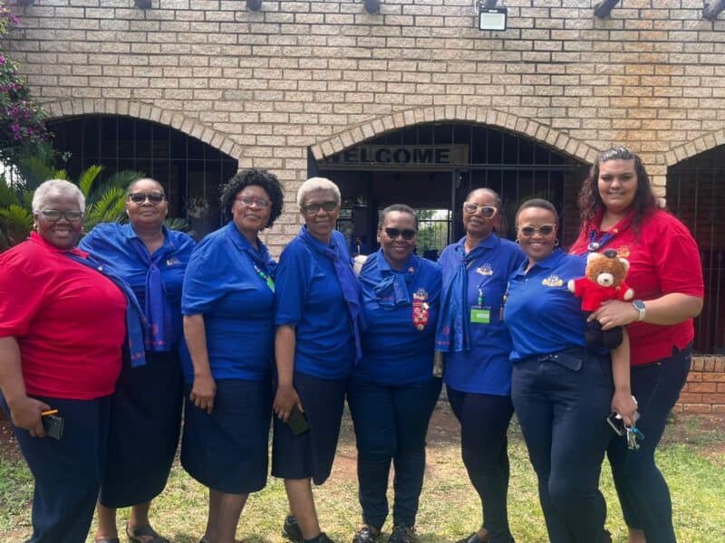 Trefoil Guild members ahead of cake and tea time on October 11, 2026. Photo: Braden-Lee Mokoena