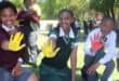 Learners pledge to take care of nature and protect the environment on October 23. Photo:Braden-Lee Mokoena