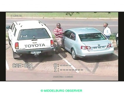 The men drove a new Polo with registration number DSB 800 MP