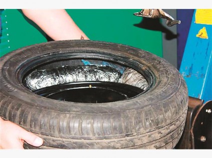 The ephedrine was hidden away in a spare tyre.