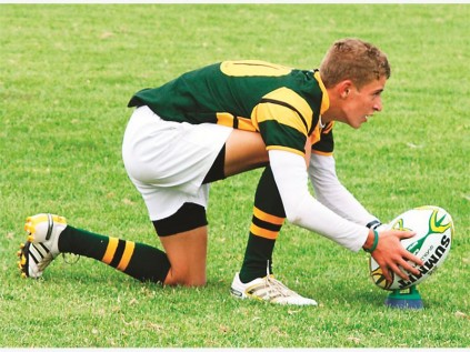 Middies se Coenraad Visser. Hy is ook in die o/14 SA Bokkiespan opgeneem en toer later vanjaar oorsee.