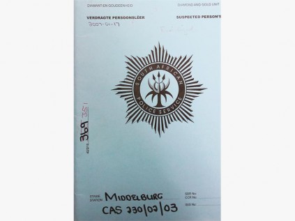 One of the case files found.