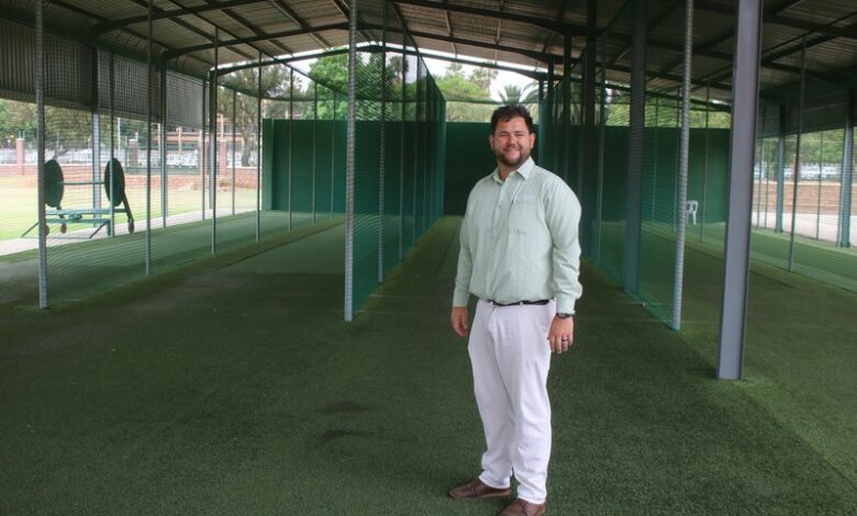 Middies se krieketafrigter Shaun Neethling.