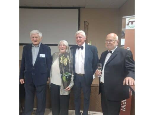 Keith Munro, Kathy Munro, Duncan Ballantyne and Professor André Botha at the gala-evening.