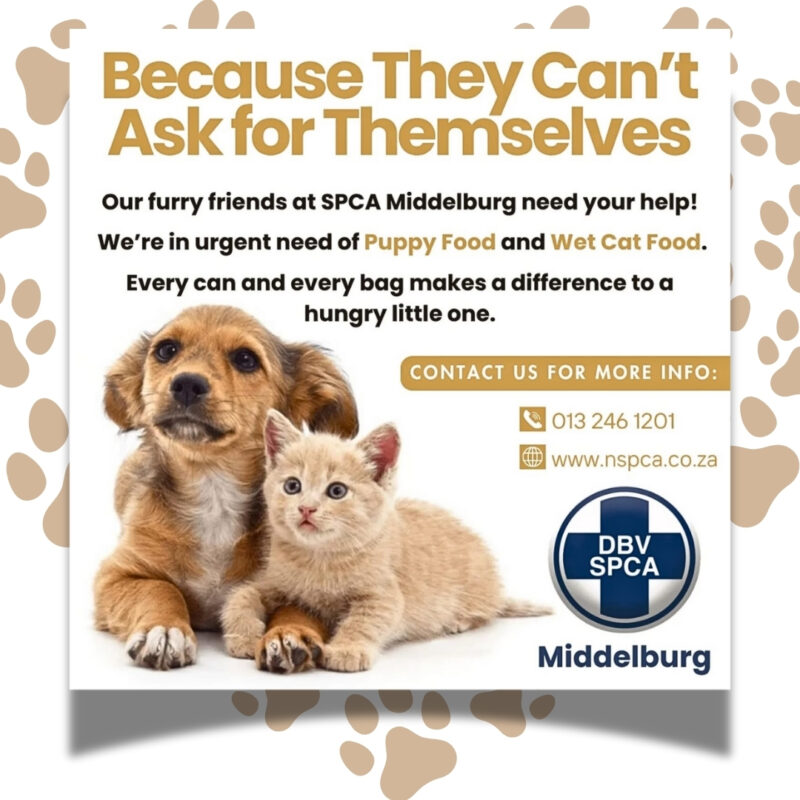 Spca poster, donation, middelburg