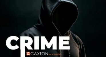 Illustration of a crime filler with man in black hood