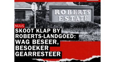 ROBERTS ESTATE, CRIME, SHOOTING, ROB ERTS LANDGOED, GEWIOND, MIDDELBURG