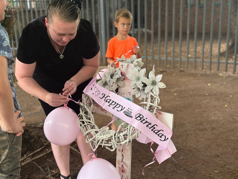 Mother remembers daughter on her 8th birthday.