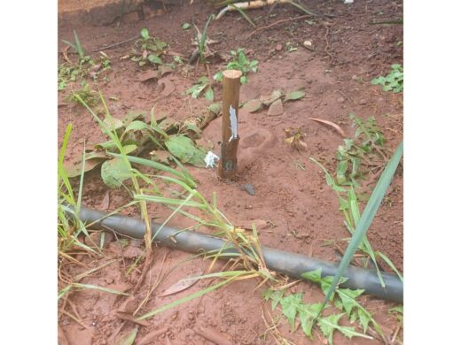 Houtpenne is in twee waterpype gekap waar watermeters laasnag gesteel is. 