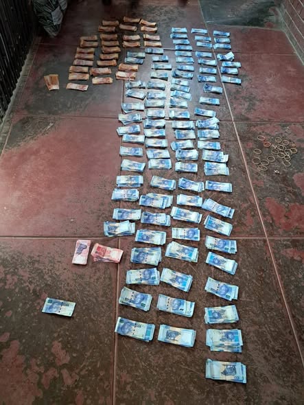 All the money was seized from the suspect. PHOTOS: Supplied.
