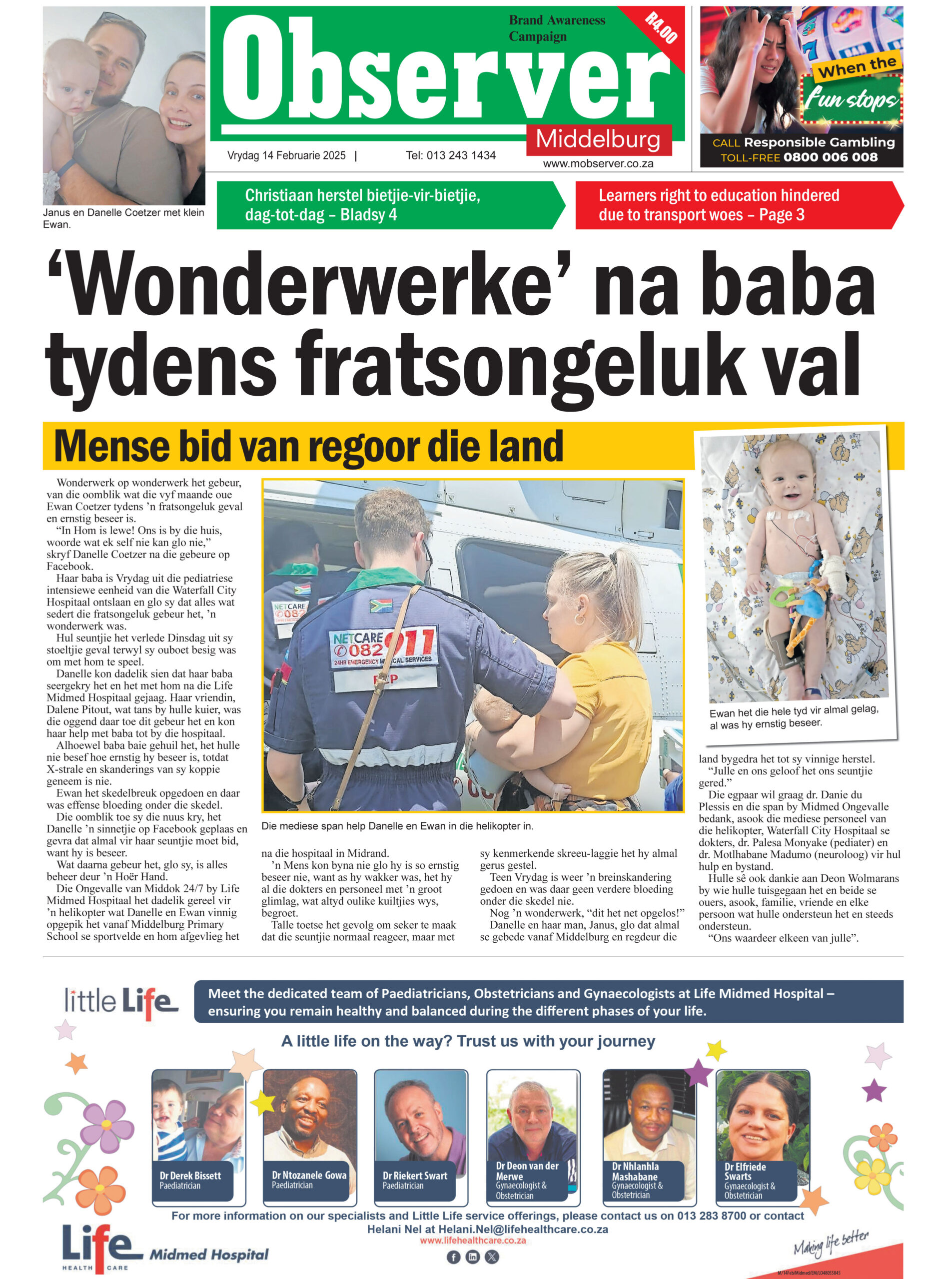 MIDDELBURG, TOP STORY, NUUS