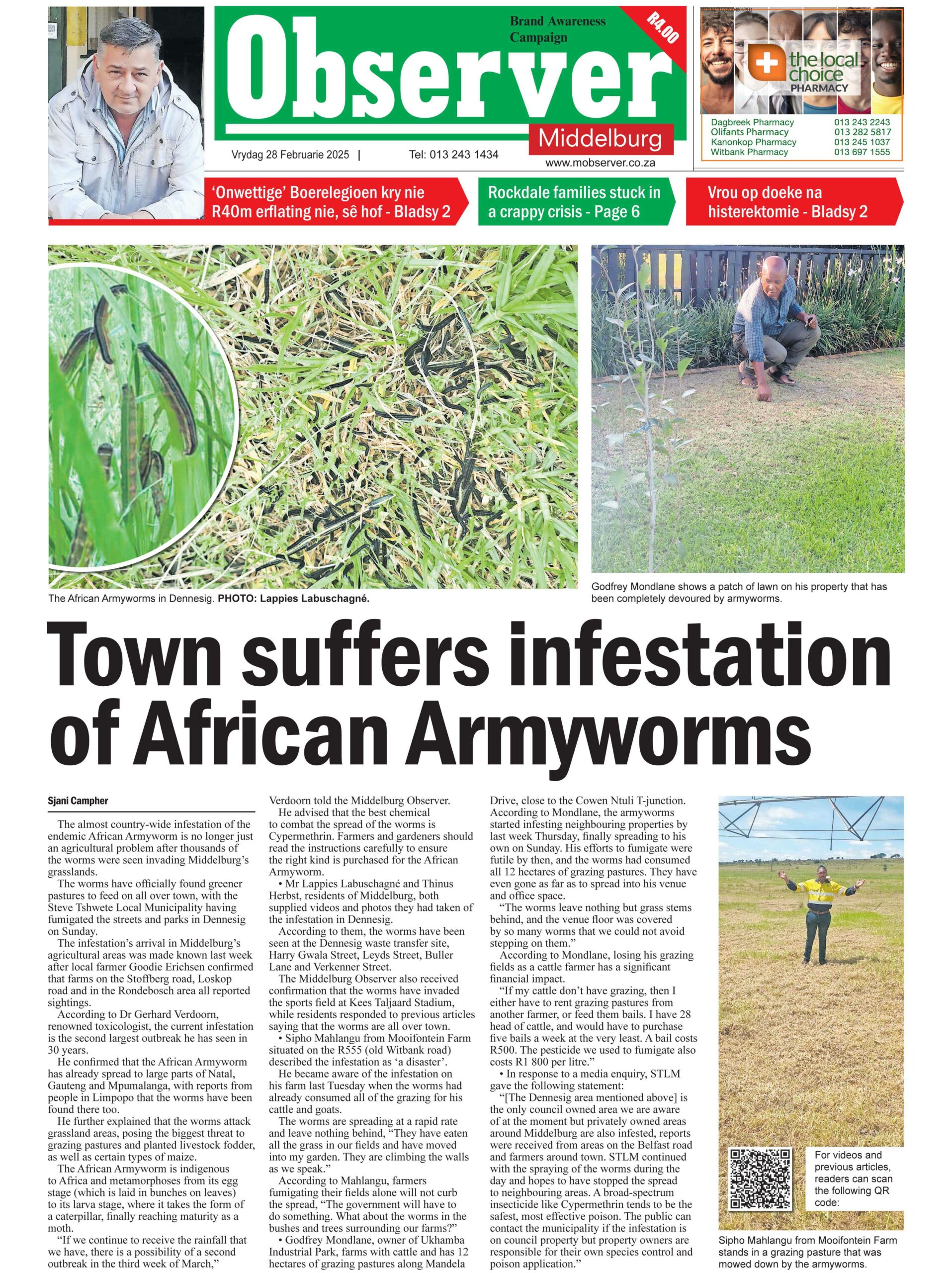 MIDDELBURG, TOP STORY, NUUS