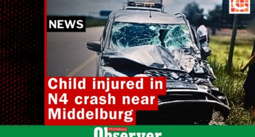 Child Injured, N4,Crash , Middelburg