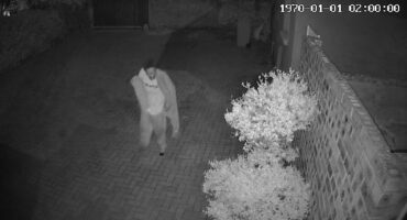A burglar caught prowling shortly after midnight in Vos Street.