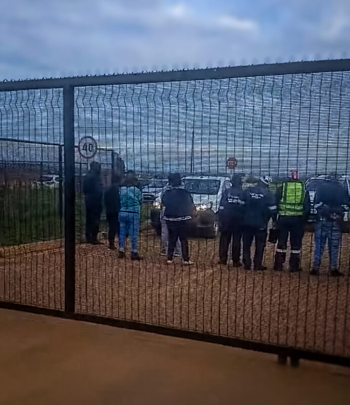 middelburg, king nyabela hospital, protest, locked gates, blocked gates