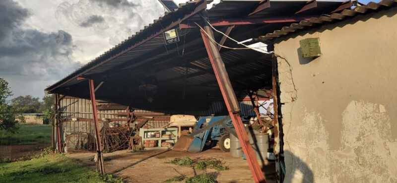 The destruction caused by the Middelburg-tornado. Photo: Supplied.