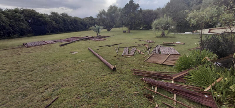 The destruction caused by the Middelburg-tornado. Photo: Supplied.