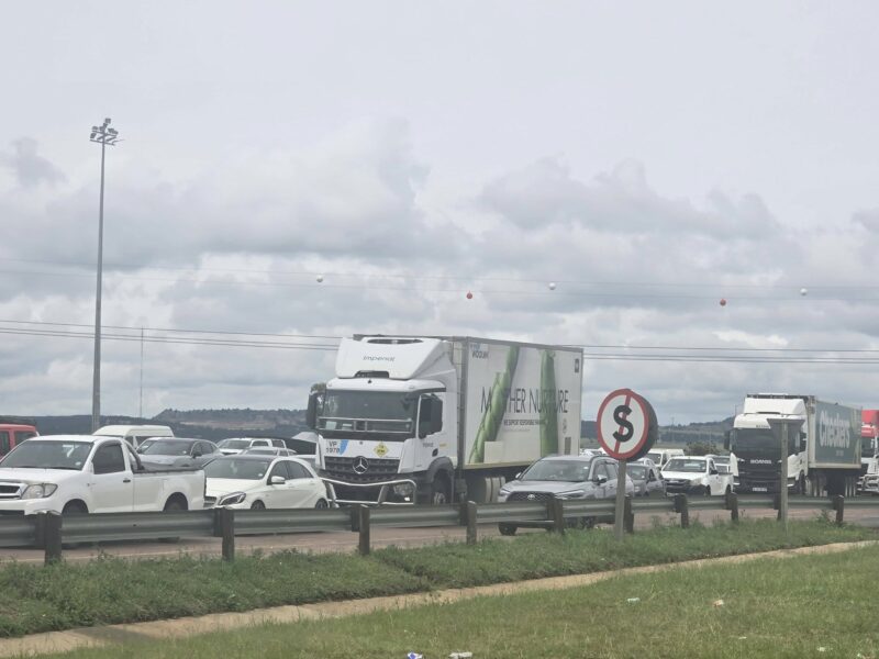 The Middelburg Toll Plaza had high levels of traffic 