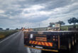 n4, highway, middelburg, jack-knifed, truck,
