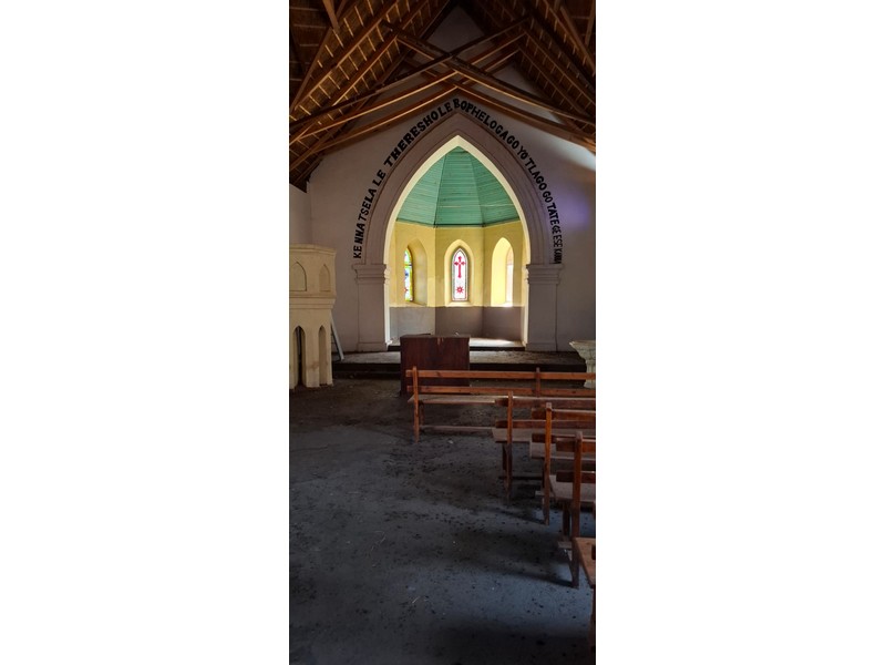 Inside the missionary church. PHOTO: Rudi van Wyk.