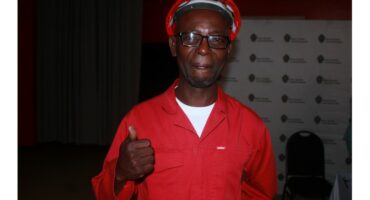 The newly elected council speaker Zandile Joseph Ngubeni.