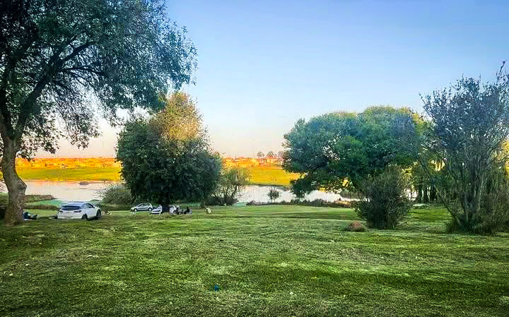 The two men were fishing at a dam in Cosmos Park, Hendrina. Photo: Supplied.