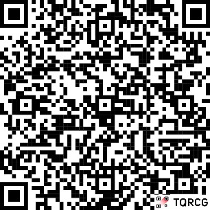 QR code with a pattern of black squares on a white background. The bottom right corner displays the text "TQRCG". No other identifiable elements.