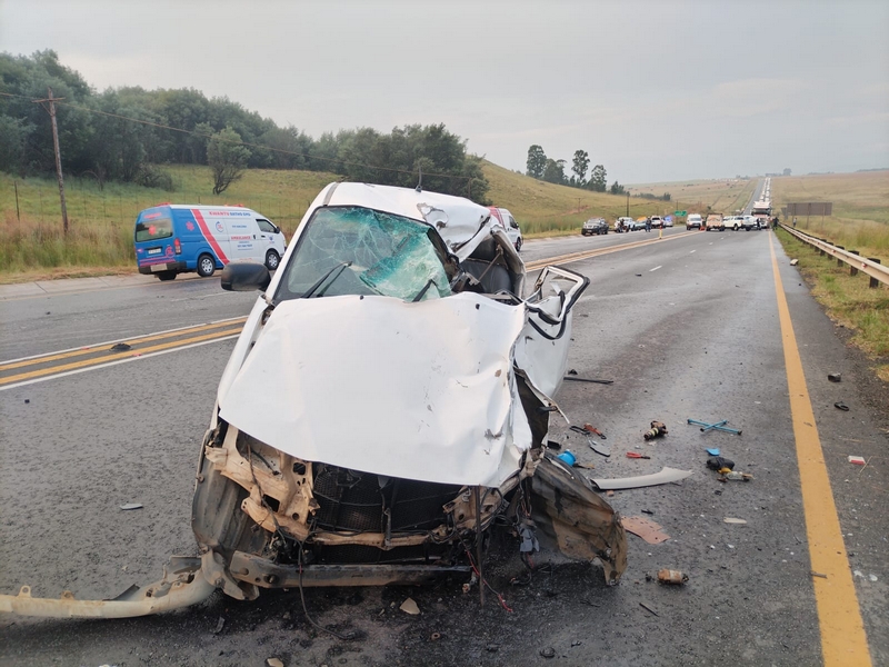 WATCH: Two killed in N4 crash, traffic backed up for miles