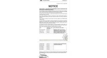 The municipal notice that have Middelburg ratepayers up in arms.