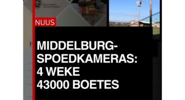 middelburg spoedkameras, icam, boetes, fines, traffic