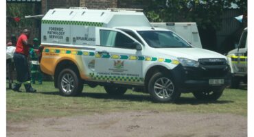 A Forensic Pathology Services vehicle at a scene where a person has died. Between October last year and March this year, 17 unidentified bodies have been admitted to the Middelburg Mortuary. Officials are urging families with missing loved ones or who have lost contact with relatives to visit the mortuary in person. Photo: Carmia Jansen van Vuuren.