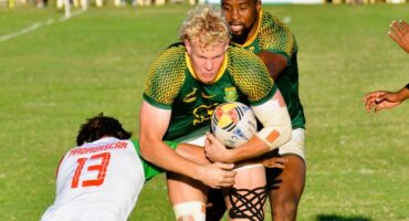 Grant de Jager in aksie.