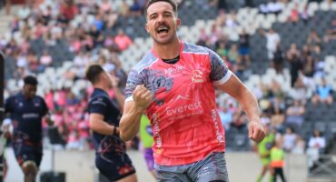 Jaycee Nel na 'n drie.