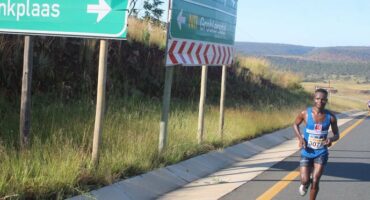 A Loskop Marathon runner.