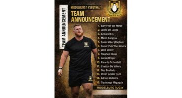 Die spanlys vir Saterdag.