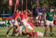 Rugbyspelers in aksie.