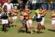 Rugbyspelers in aksie.
