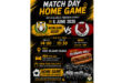 Alt text: "Rugby match poster for Middelburg Rugby vs RooiKatte on 6 June 2026. Venue: Kees Taljaard Stadium. Kick-offs at 14:00 and 15:30. Entry R10, free for kids under 12. Highlight: 'We sell Boerewors Roll!' Mood: Exciting and community-focused."
