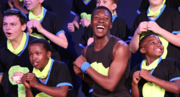 Members of the Drakensberg Boys Choir.