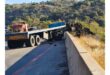 The truck wreck.