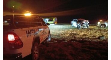 Last night's accident scene.
