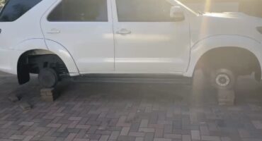 The Middelburg homeowner was left without wheels.