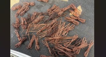 Visible policing operation lead to the discovery of 27 kg stolen copper cables. Photo: Middelburg SAPS.
