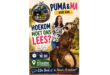 A welcoming sign for Puma & Mam showcasing a puma illustration and a charming design inviting people to an event to showcase why you need to read.